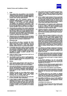 Предварително изображение на General Terms and Conditions of Sale