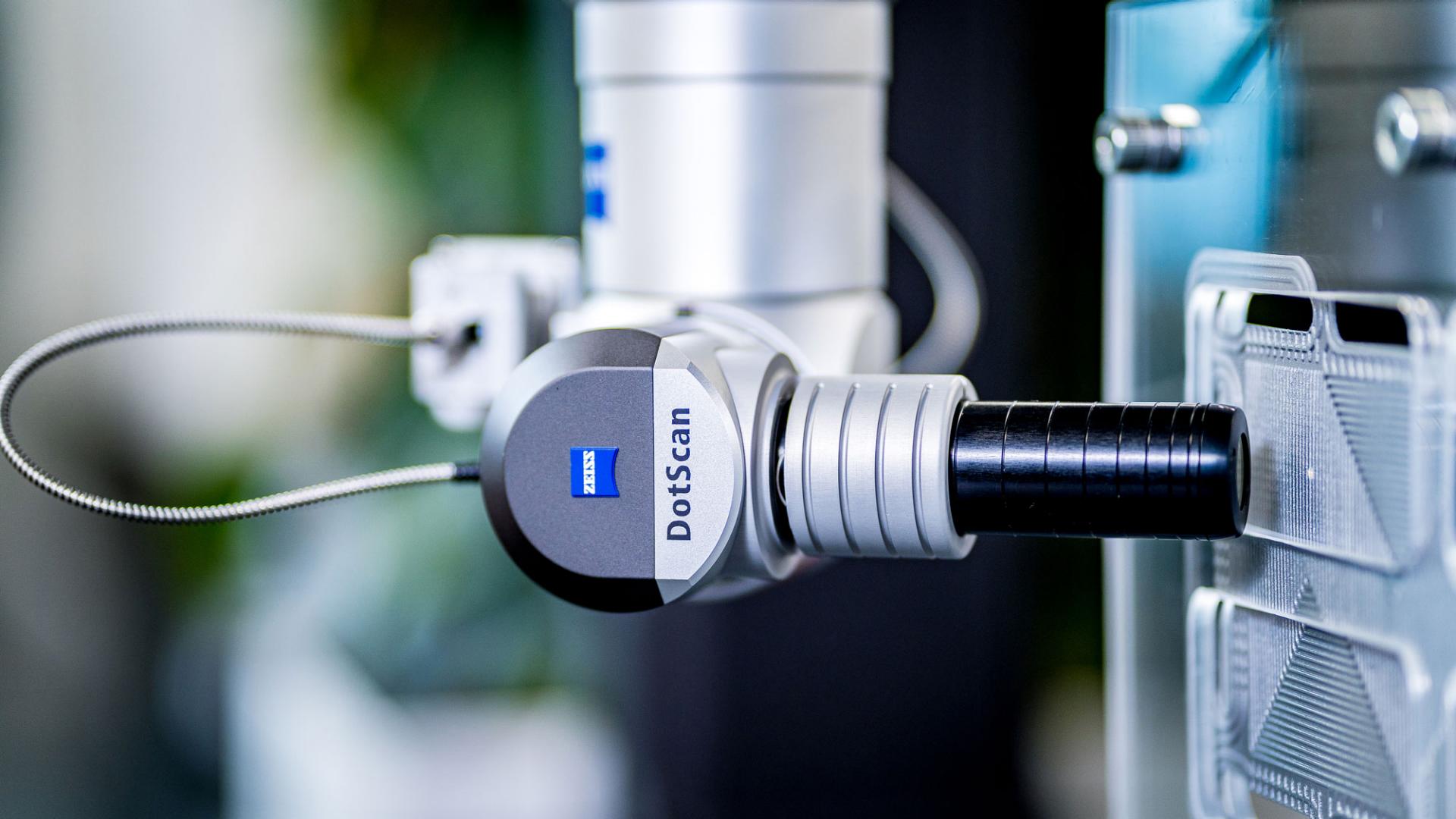 ZEISS DotScan: Оптичен сензор за заснемане на повърхности с неопределена форма