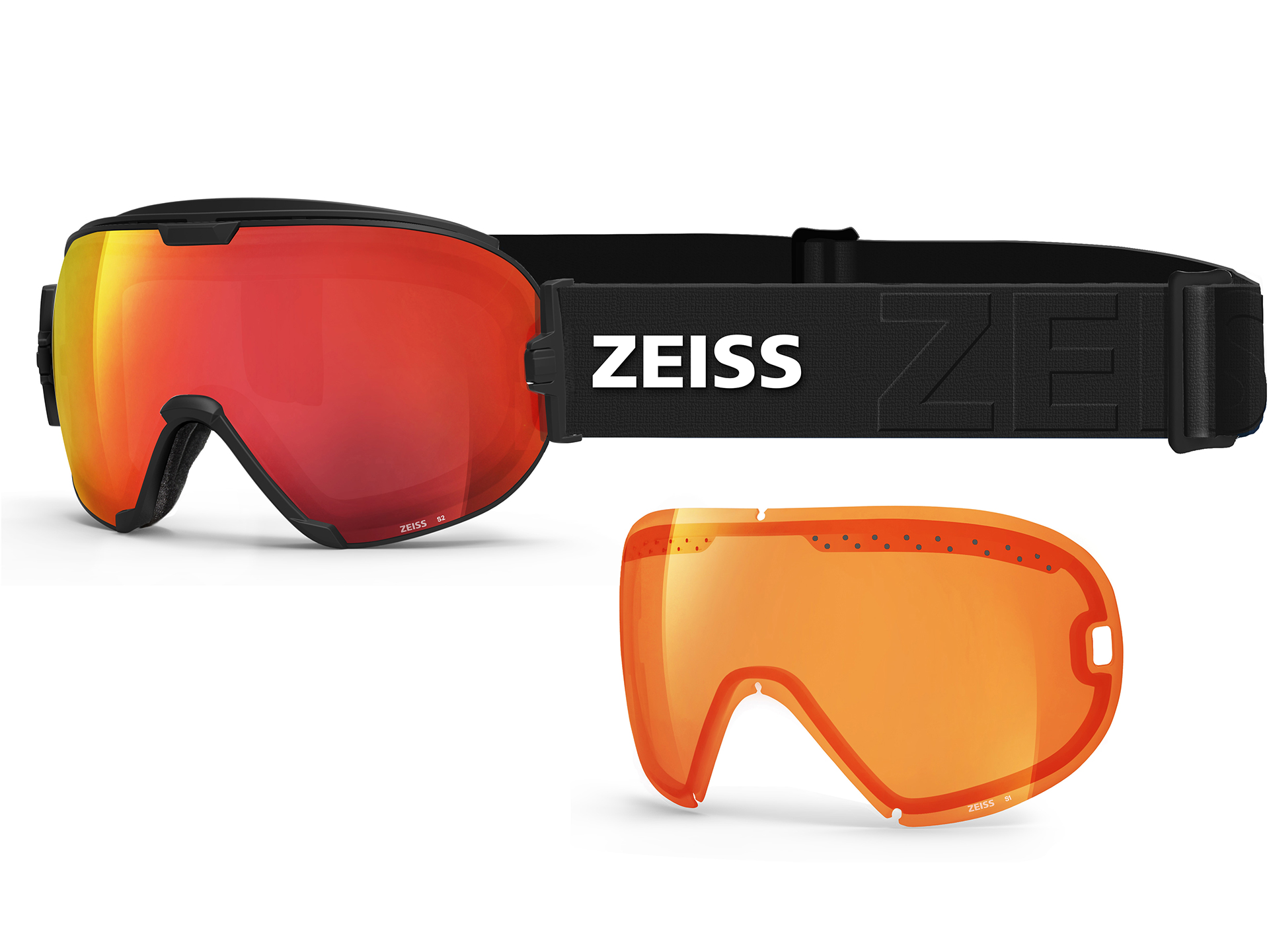 Серия ZEISS SONAR: Сменяеми Черно ML Червено